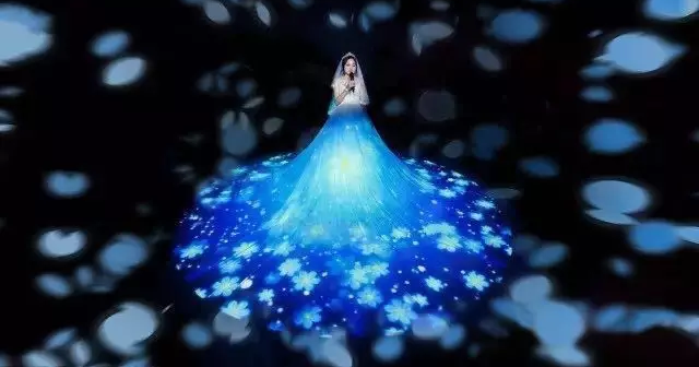 婚纱舞台投影